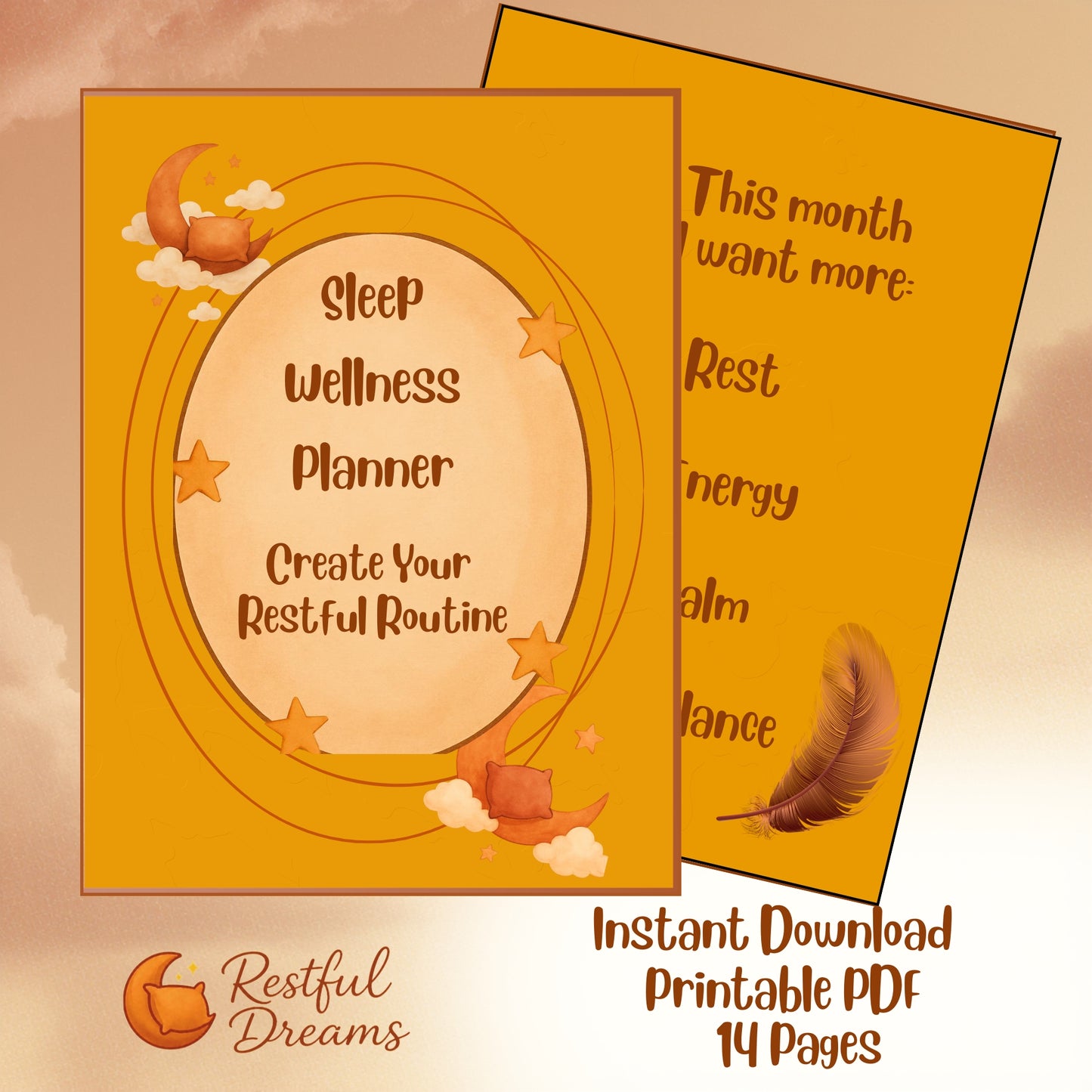 The Restful Dreams Sleep Wellness Planner