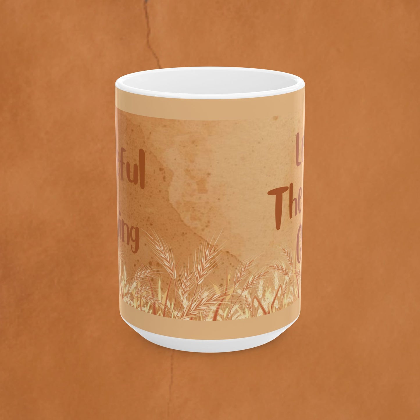 Ceramic Mug — Thankful Grateful Thanksgiving Coffee or Tea Cup (11oz & 15oz)