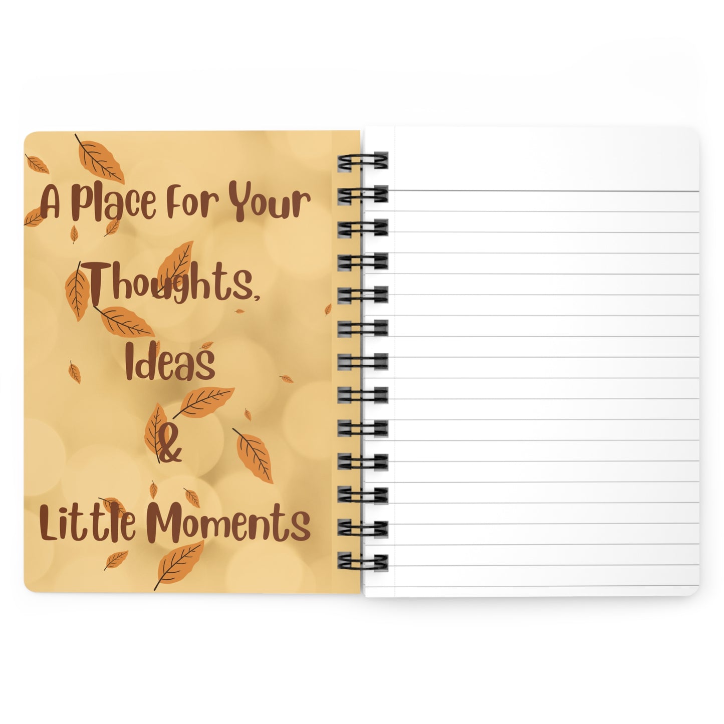 Spiral Journal — "This Moment Is Mine" Inspirational Writing Notebook