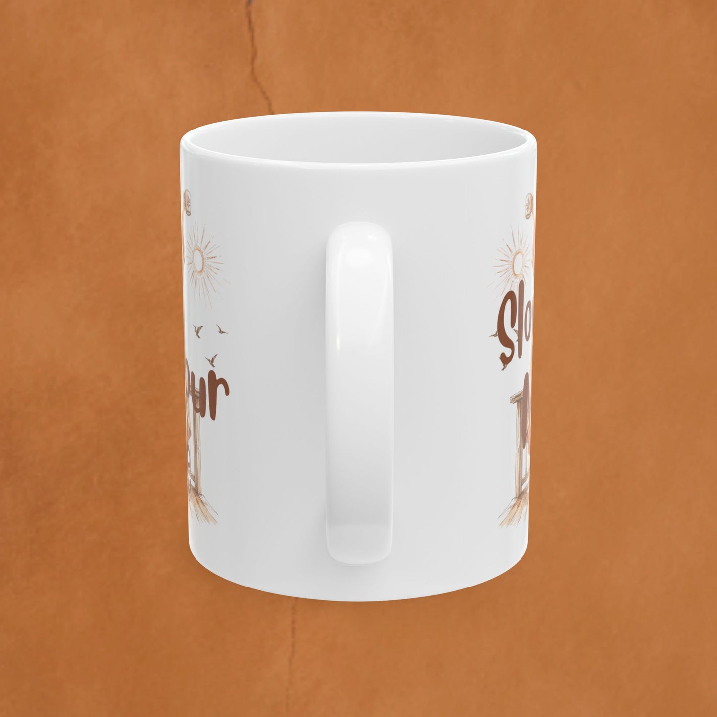 Coffee Mug — 'Take Your Time" In The Morning Ceramic Mug (11oz, 15oz)