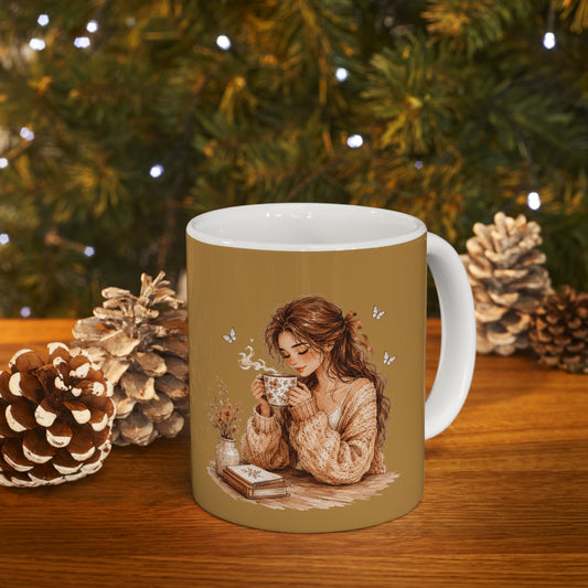 Ceramic Mug — "A Moment Just For You"  Coffee Or Tea Mug (11oz & 15oz)