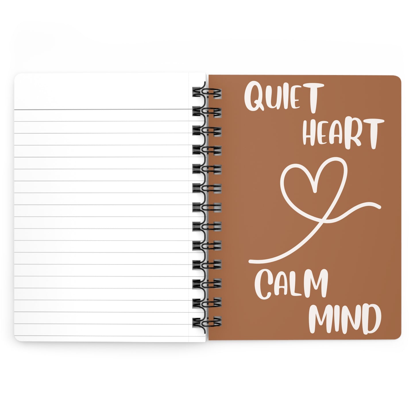 Cozy Coffee Journal — Spiral-Bound Notebook for Daily Writing & Journaling