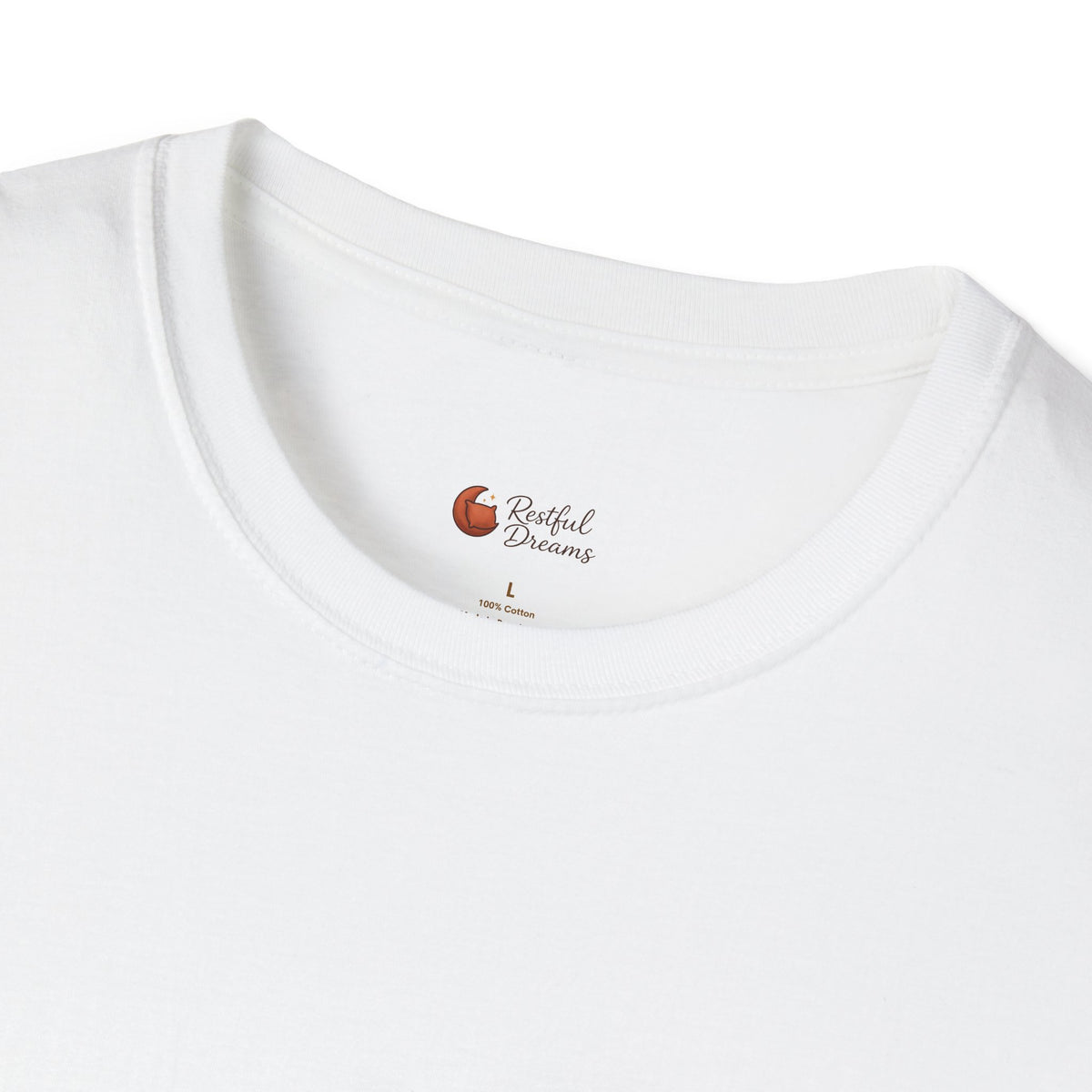 Restful Dreams T-Shirt — Sleep Well, Live Well Feather Graphic