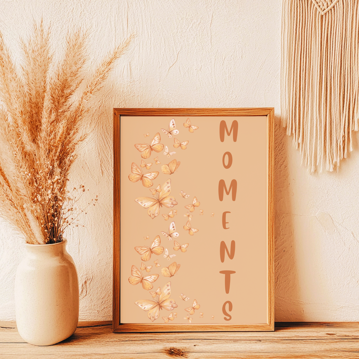 Moments Butterfly Quote Poster