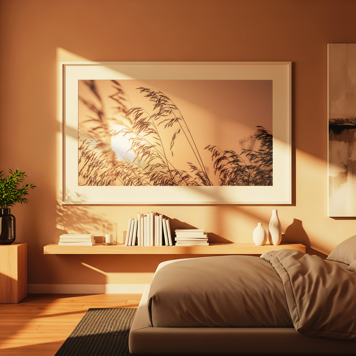 Sunset Reed Poster
