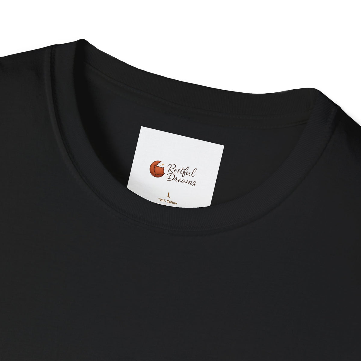 Restful Dreams T-Shirt — Sleep Well, Live Well Feather Graphic