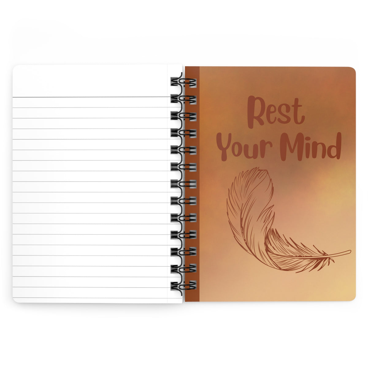 Evening Ritual Spiral Journal – "A Cozy Corner Is All The Magic You Need Tonight" Notebook Gift