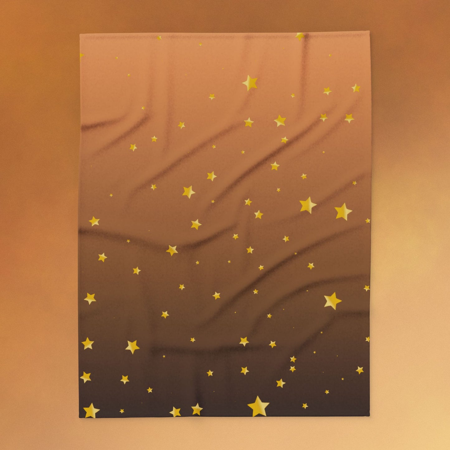 Starry Gradient Fleece Blanket — Cozy Night Sky Throw