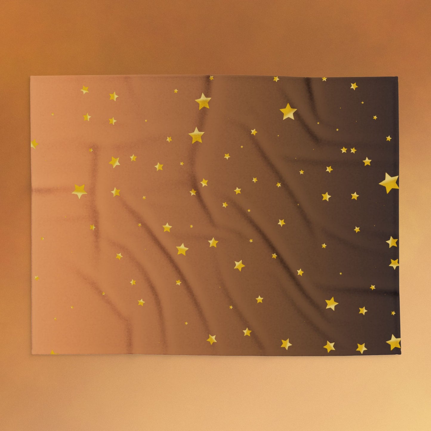 Starry Gradient Fleece Blanket — Cozy Night Sky Throw