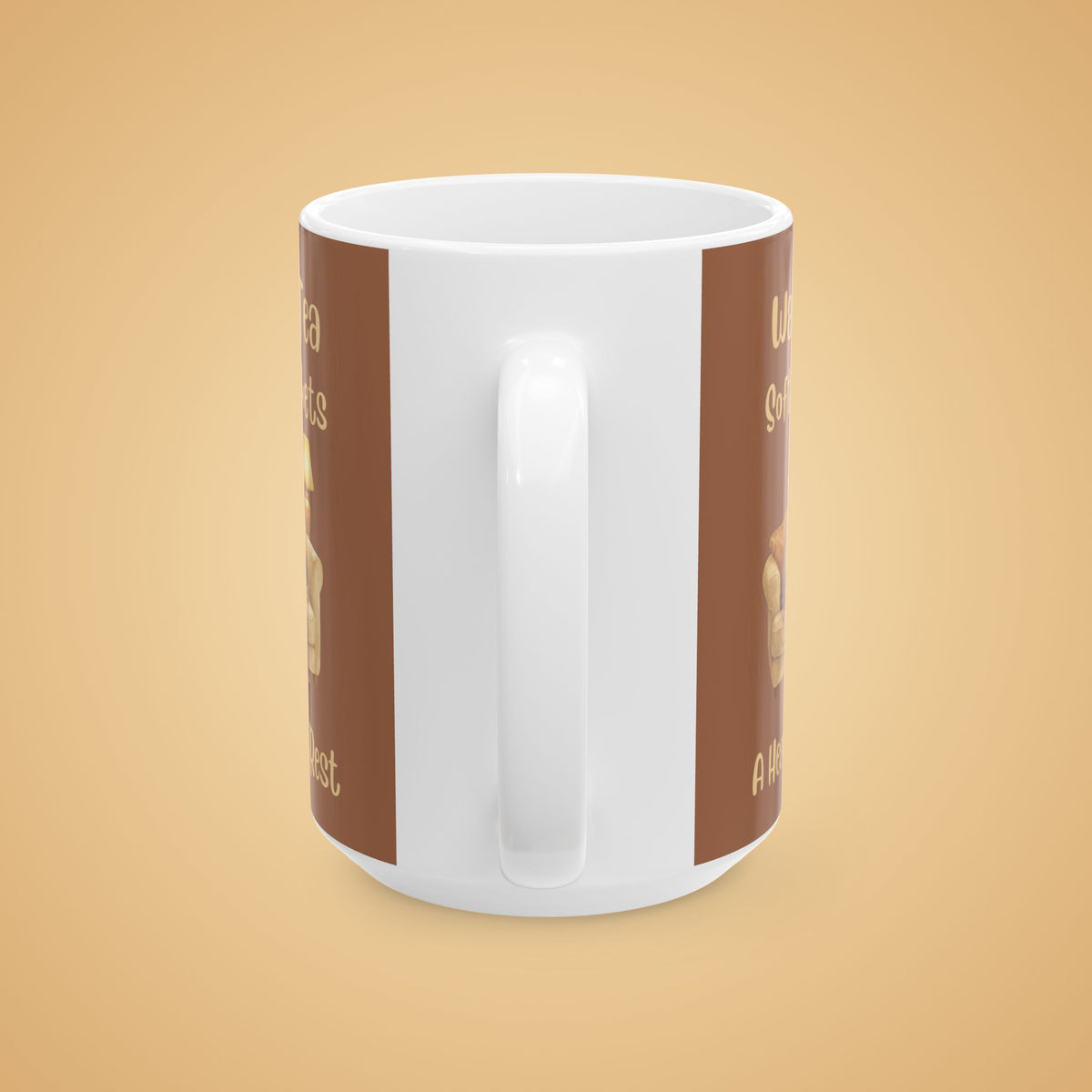 Cozy Ceramic Mug — 'Warm Tea, Soft Blankets, A Heavy Heart' Comfort Tea Or Coffee Cup (11oz/15oz)