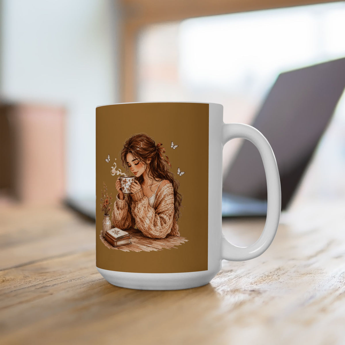 Ceramic Mug — "A Moment Just For You"  Coffee Or Tea Mug (11oz & 15oz)