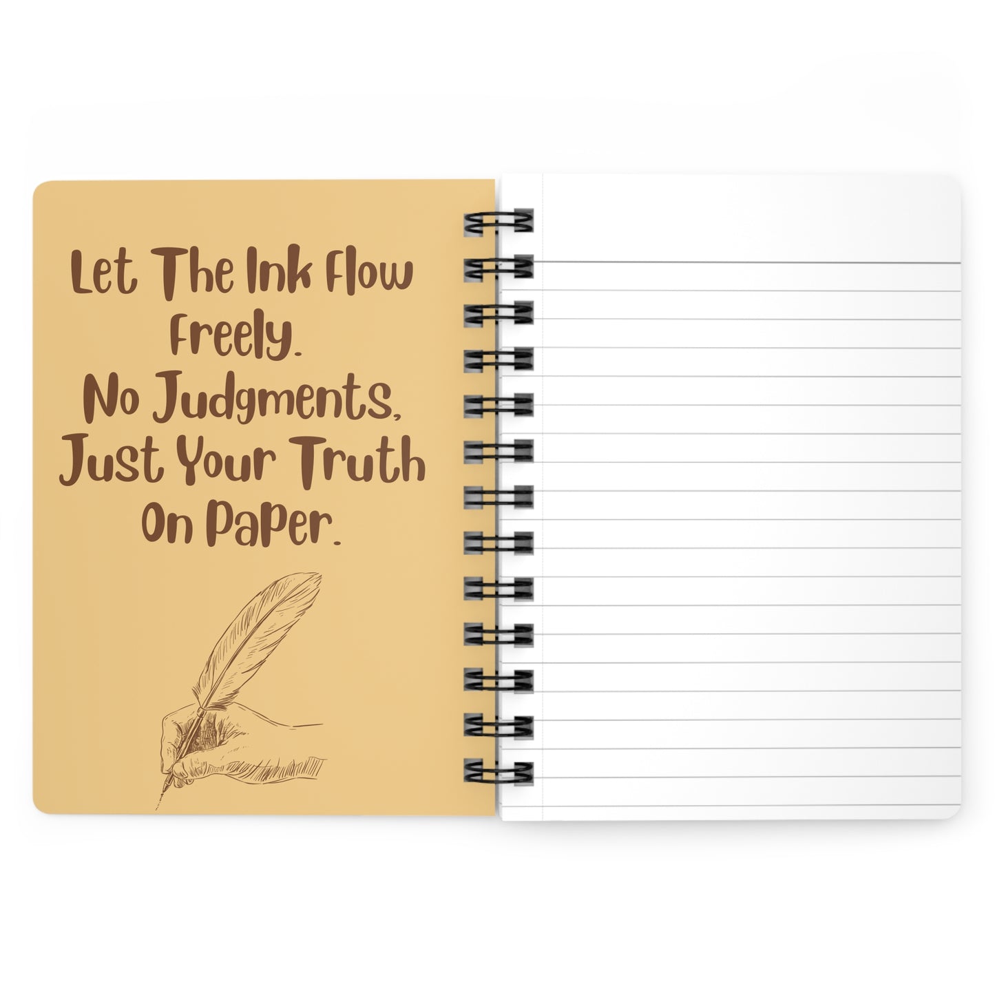 Evening Wonders Spiral Journal — 'The Evening Holds Space for Quiet Wonders' Notebook
