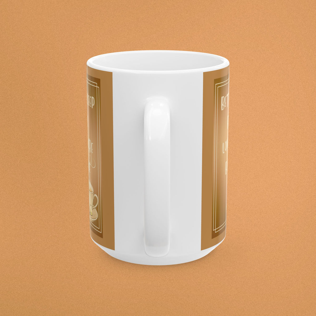 Sleep Quote Ceramic Mug – "Better Sleep Begins Long Before Bedtime" Beige Coffee or Tea Cup (11oz/15oz)