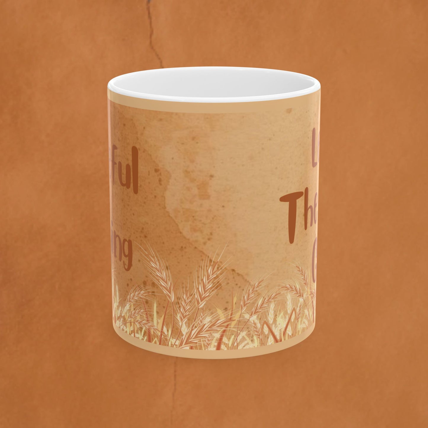 Ceramic Mug — Thankful Grateful Thanksgiving Coffee or Tea Cup (11oz & 15oz)