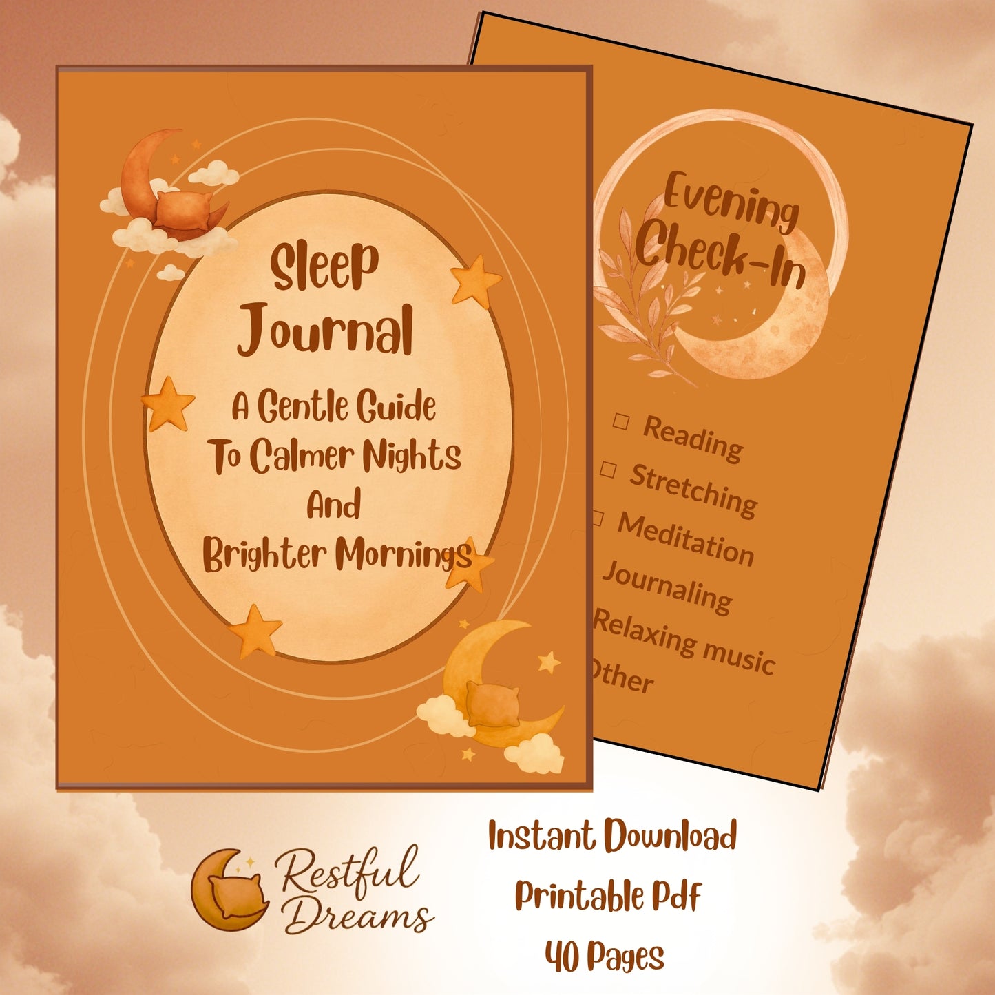 The Restful Dreams Sleep Journal